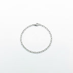 Minimal Silver Link Bracelet