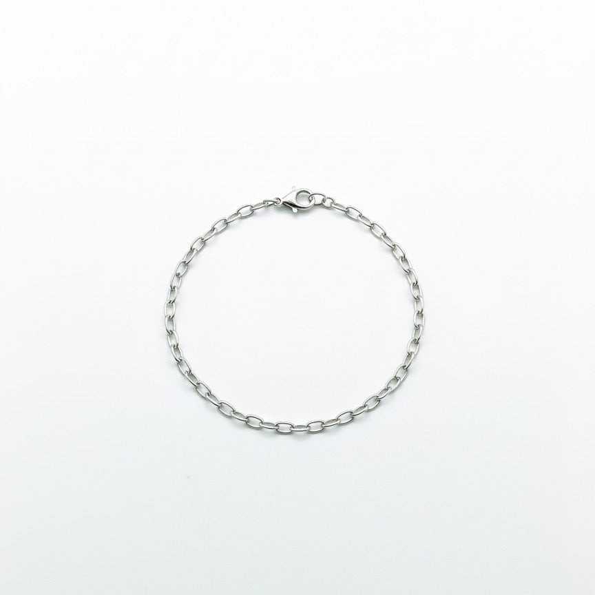 Classic Silver Link Chain Bracelet