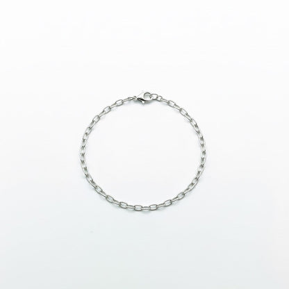 Classic Silver Link Chain Bracelet
