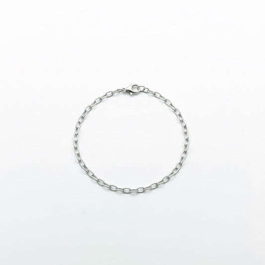 Classic Silver Link Chain Bracelet
