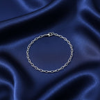 Minimal Silver Link Bracelet