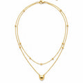 Golden Heart Layered Chain
