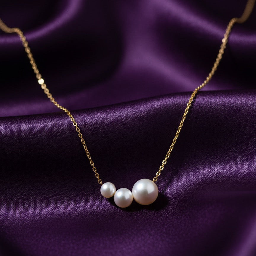 Triple Pearl Grace Chain