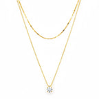 Layered Solitaire Elegance Chain