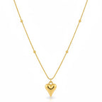 Golden Heart Charm Chain