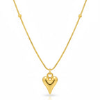 Golden Heart Charm Chain