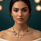 Ocean Charm Statement Necklace