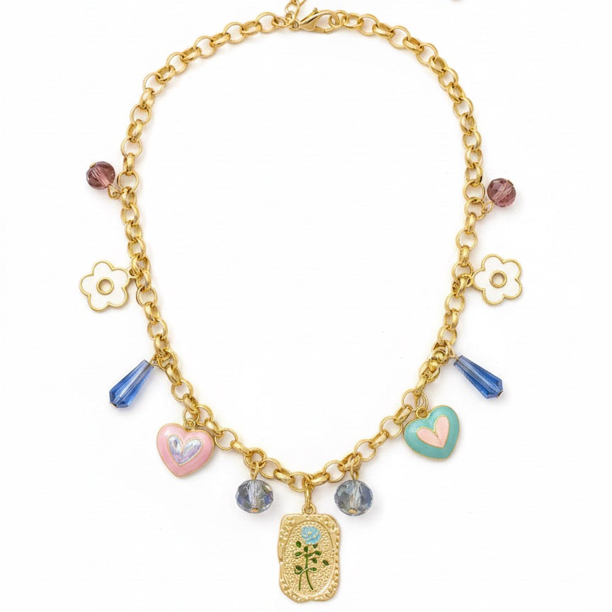 Enchanted Charm Statement Necklace