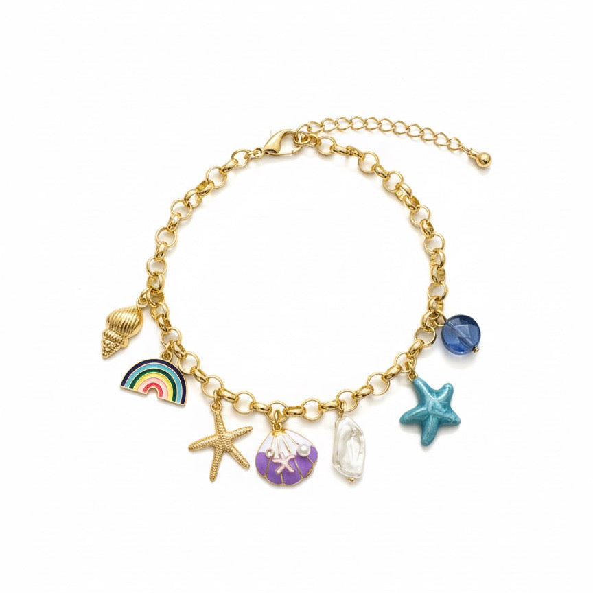 Coastal Charm Gold Bracelet