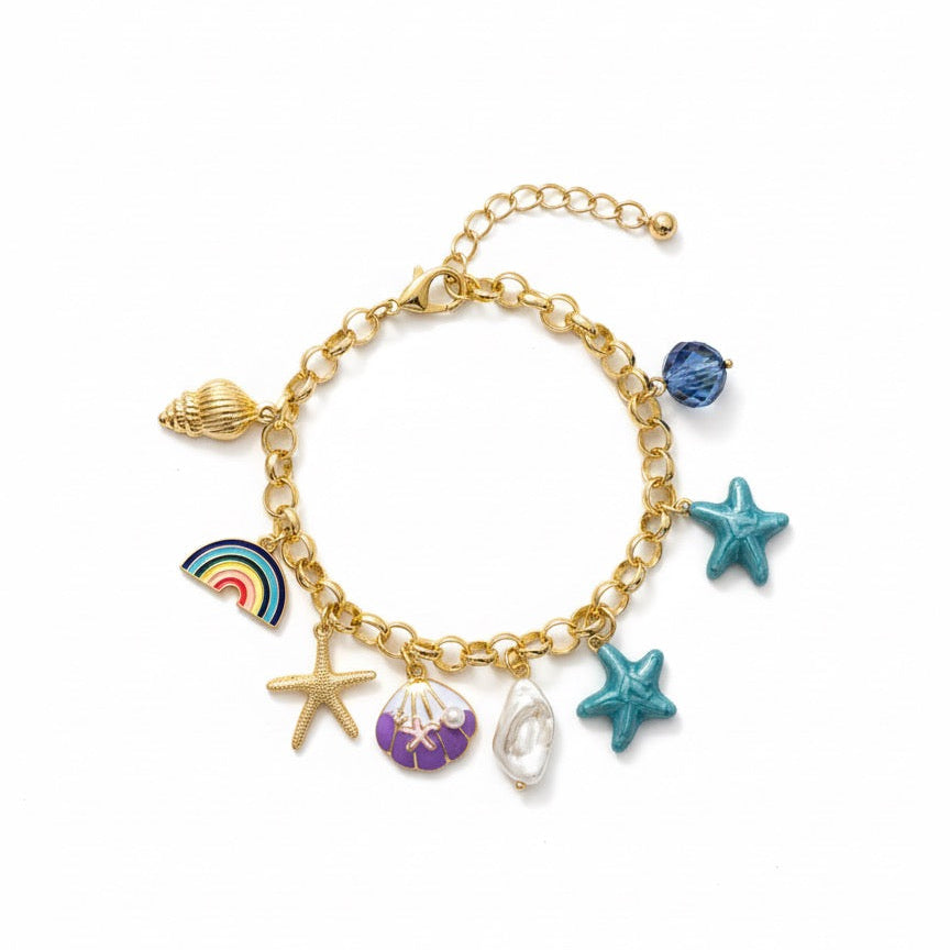Coastal Charm Gold Bracelet