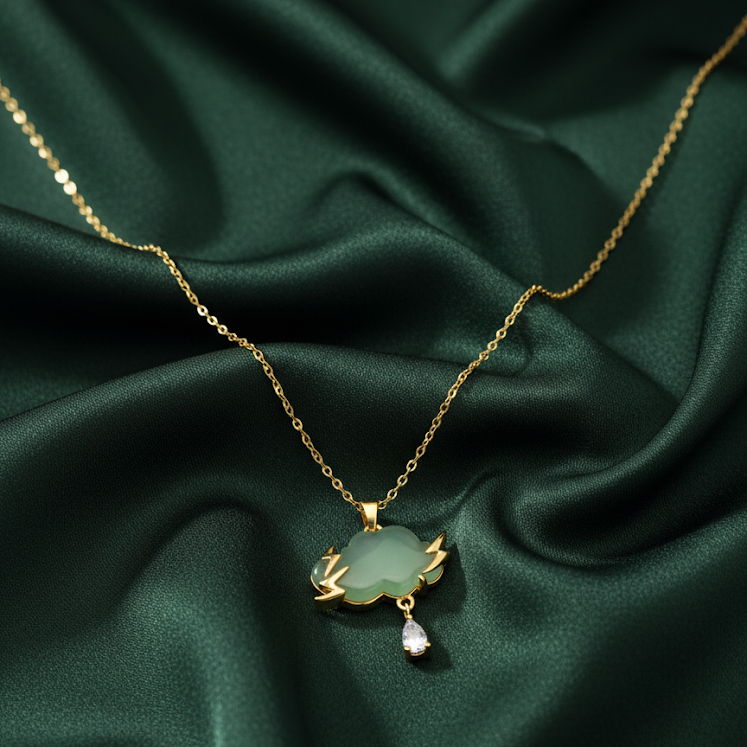 Floral Drop Elegance Chain
