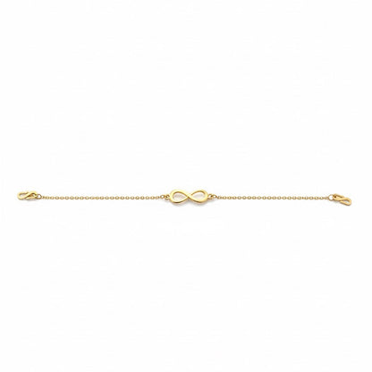 Golden Infinity Charm Bracelet