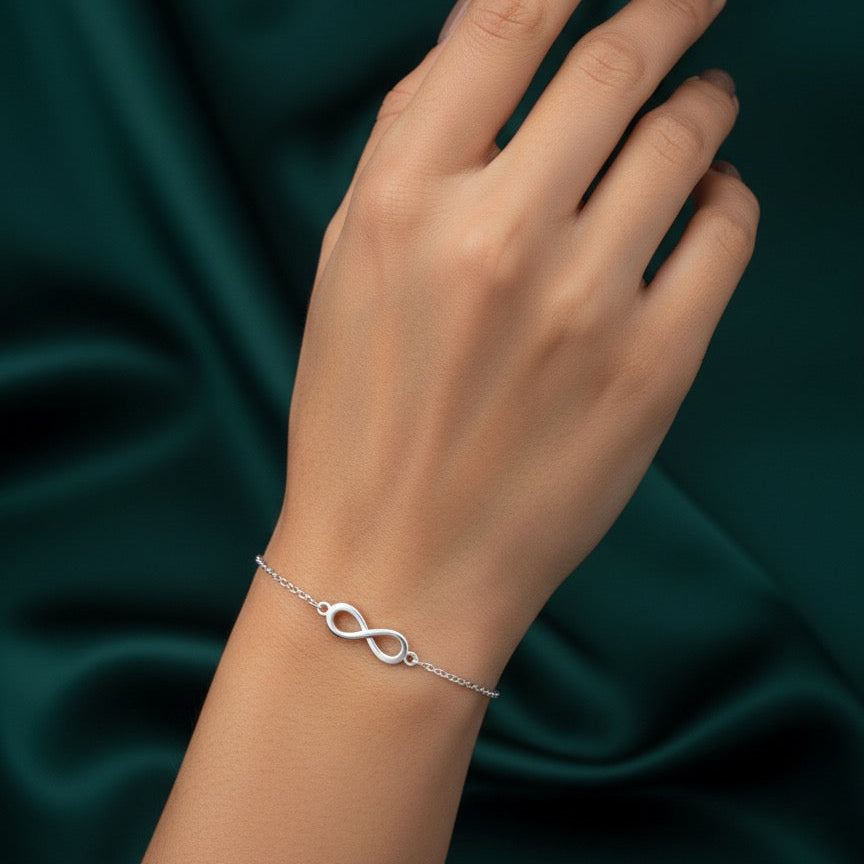 Infinity Silver Bracelet