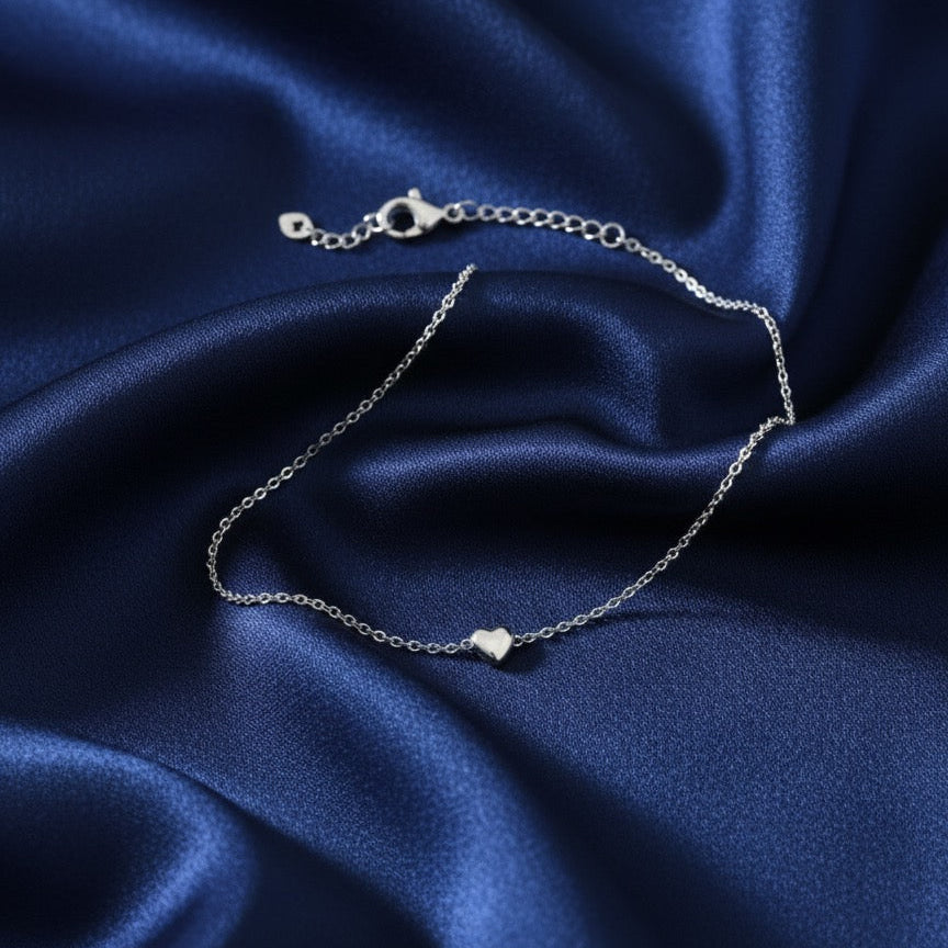 Petite Heart Silver Bracelet