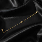 Minimal Gold Heart Bracelet
