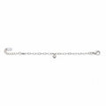 Minimal Silver Heart Bracelet