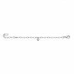 Minimal Silver Heart Bracelet