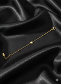 Delicate Gold Heart Bracelet