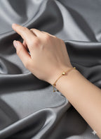 Delicate Gold Heart Bracelet
