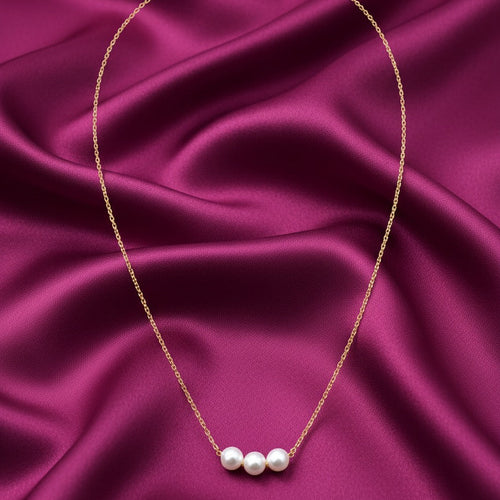 Classic Triple Pearl Necklace