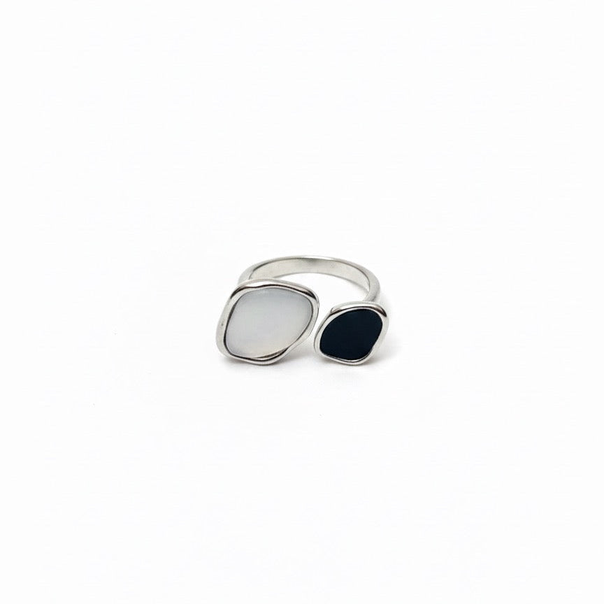 Dual Stone Elegance Ring