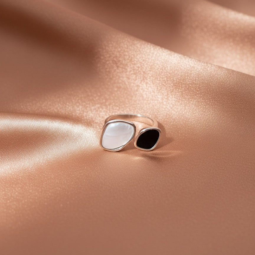 Dual Stone Elegance Ring