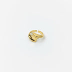 Sculpted Gold Dome Statement Ring