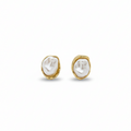 Lustre Pearl Frame Stud Earrings