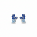 Ocean Petal Mosaic Stud Earrings