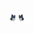 Midnight Flutter Butterfly Stud Earrings