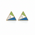 Prism Aura Geometric Stud Earrings