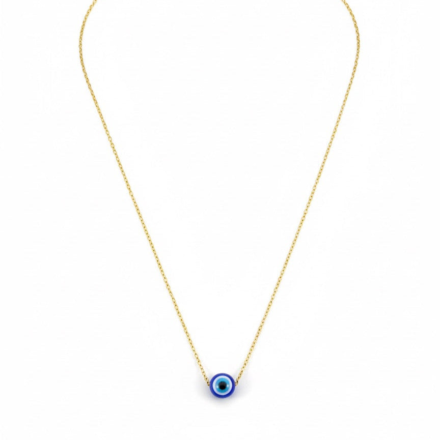 Evil Eye Protection Gold Necklace