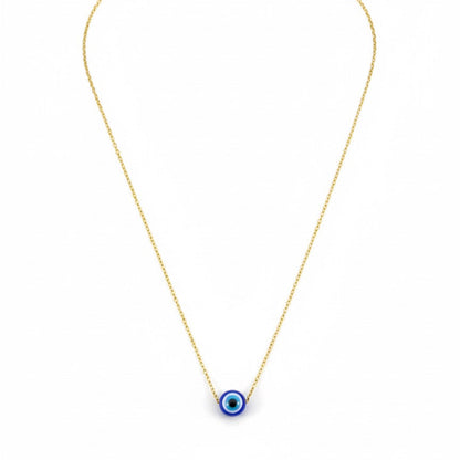 Evil Eye Protection Gold Necklace