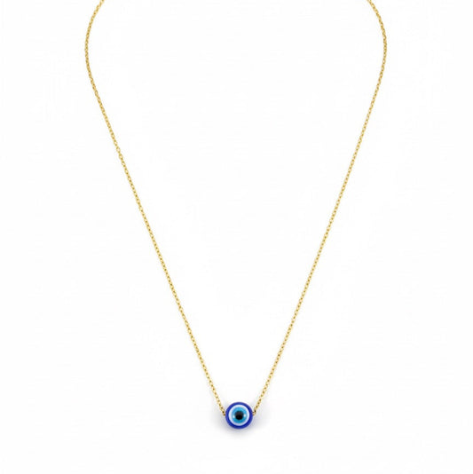 Evil Eye Protection Gold Necklace