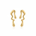 Liquid Gold Drift Statement Earrings