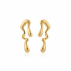 Liquid Gold Drift Statement Earrings