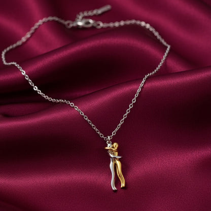 Eternal Embrace Dual-Tone Necklace